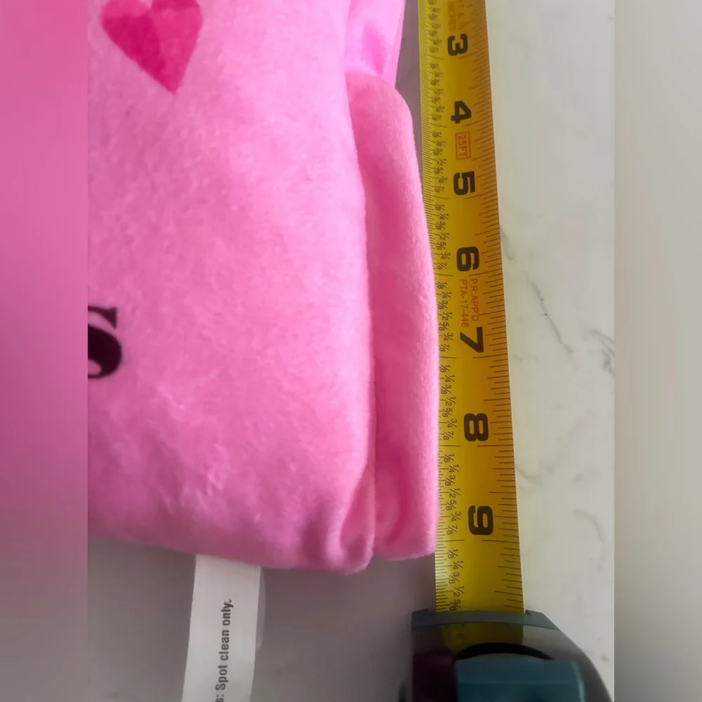 Hershey’s Extra Creamy Hearts Plush Pillow Pink Valentine Chocolate Design NWOT